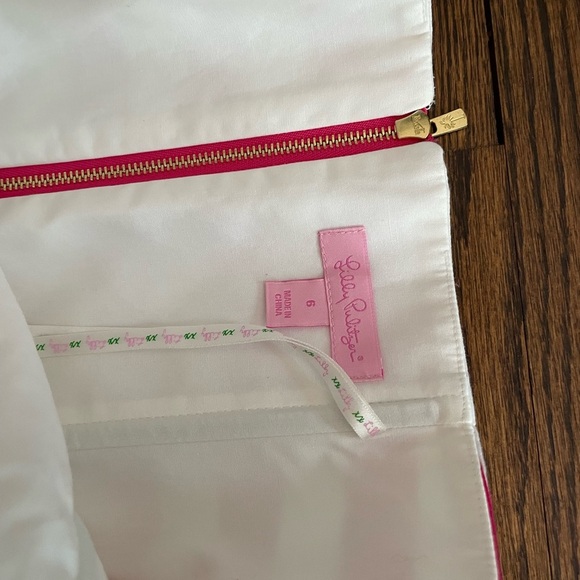 Lilly Pulitzer Azalea pink white Swizzle Stripe Maybell Dress sz 6 women’s - Picture 6 of 9